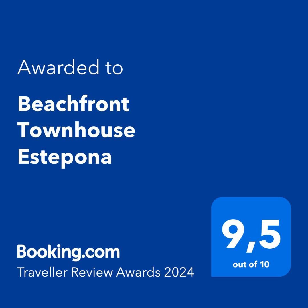 Beachfront Townhouse Estepona Bagian luar foto
